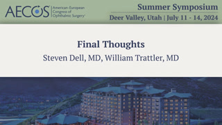 Final Thoughts